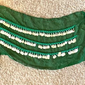 USED BELLY DANCING COIN BELT